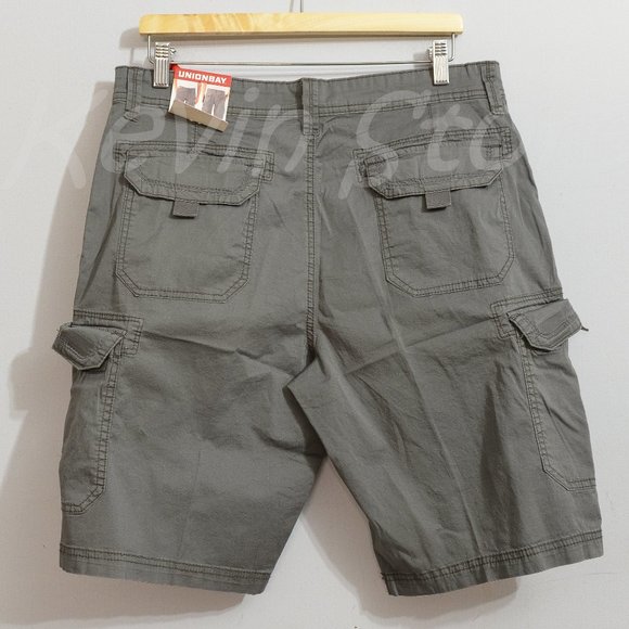 Men cargo short Unionbay Grey - Picture 4 of 7